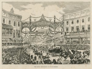 Kongelig prosesjon i Regent Street av English School