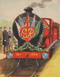 Royal train (farge litho) av English School