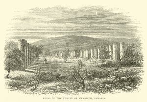 Ruinene av Manasse tempel, Samaria av English School
