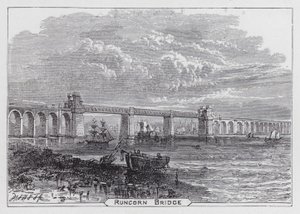Runcorn Bridge (gravering) av English School