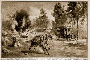 Running the Gauntlet of German Shells: Motorambulanser under ild på vestfronten, 1914-19 av English School