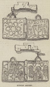 Russisk amulett (gravering) av English School