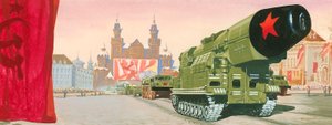 russisk militærparade av English School
