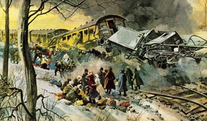 Russisk jernbanekatastrofe av English School