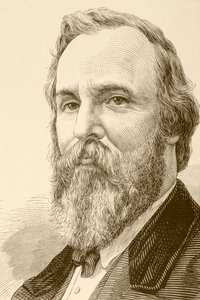 Rutherford Birchard Hayes (litho) av English School