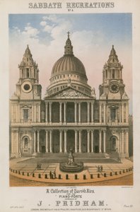 Sabbath Recreations: A Collection of Sacred Airs for the Piano-Forte arrangert av J Pridham av English School