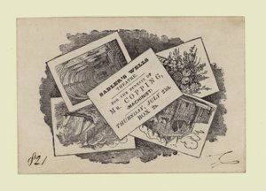 Sadlers Wells Theater, Benefizveranstaltung für Mr. Copping, Maschinist von English School