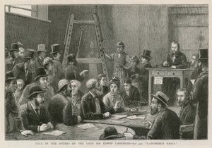 Salg i studioet til avdøde Sir Edwin Landseer av English School