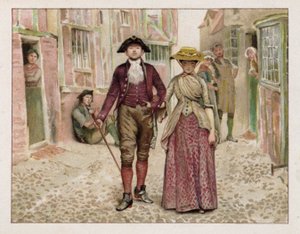 Sally in our Alley (farge litho) av English School