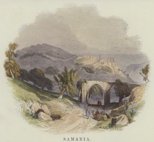 Samaria (farget gravering) av English School
