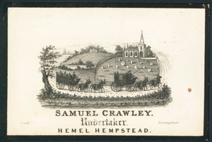 Samuel Crawley, begravelsesmann, byttekort av English School