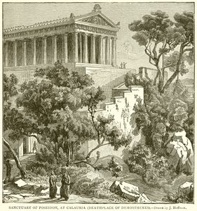 Sanctuary of Poseidon, i Calauria (Demosthenes dødssted) av English School