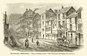 Sandgate, Newcastle (gravering) av English School