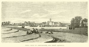 Santa Croce i Gerusalemme, og Neros-akvedukten av English School