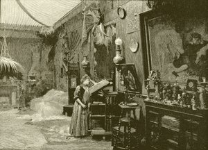 Sarah Bernhardt i studioet hennes av English School