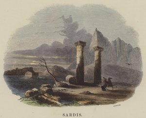 Sardis (farget gravering) av English School