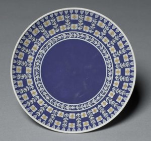 Tallerken, laget av Wedgwood Factory, ca. 1784 av English School