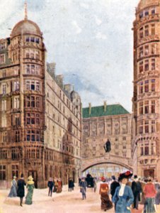 Savoy Hotel, London (farge litho) av English School