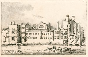 Savoy, London, slik det er i dag, 1792 av English School