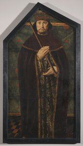 Saxon King, ca. 1515 (olje på eikepaneler) av English School
