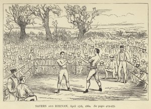 Sayers og Heenan, 17. april 1860 av English School