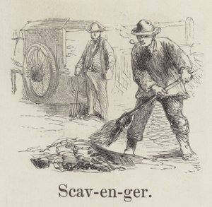 Scavenger (gravering) av English School