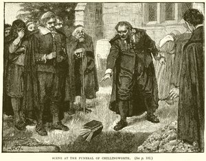 Szene bei der Beerdigung von Chillingworth von English School