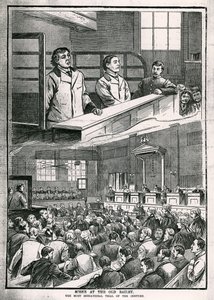Scene at the Old Bailey: Århundrets mest oppsiktsvekkende rettssak - Oscar Wilde av English School