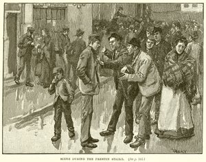 Scene under Preston Strike av English School