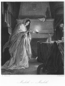 Scene fra Macbeth av English School