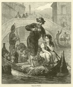 Scene i Venezia (gravering) av English School