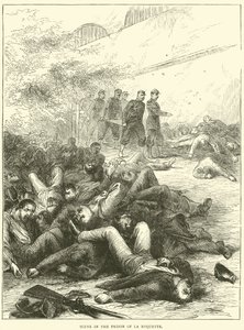 Scene i fengselet i La Roquette, 1871 av English School