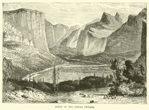 Scene i Sierra Nevada av English School
