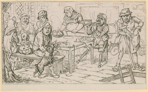 Szene aus dem Londoner Leben