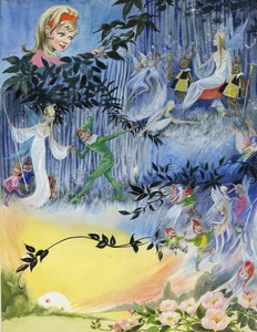 Scene med feer av English School