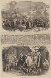 Scener i Konstantinopel (gravering) av English School