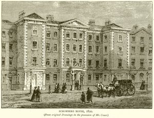 Schomberg House, 1820