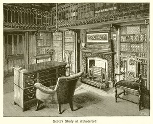 Scotts Study ved Abbotsford av English School