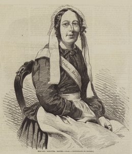 Scutari sykehussykepleier (gravering) av English School