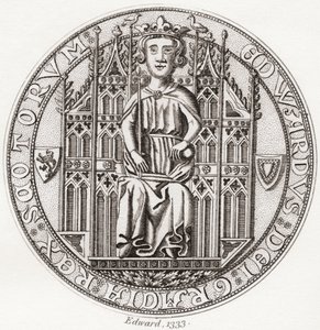 Segl av Edward Balliol, ca. 1283-1367. av English School