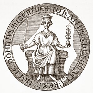 Kong Johns segl til Magna Carta av English School