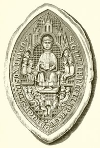 Segl fra Oxford University, ca. 1300 av English School