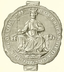 Segl til Robert Bruce, kongen av skottene av English School