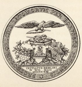 Seal of the Masons of Berlin, 1812, fra 
