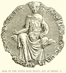 Segl til den unge kong Henry, sønn av Henry II av English School