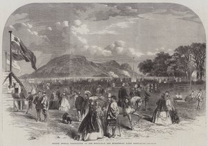 Andre årlige konkurranse av Edinburgh og Midlothian Rifle Association (gravering) av English School