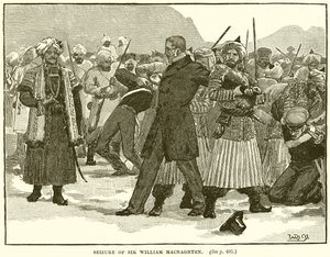 Beslagleggelse av Sir William Macnaghten av English School