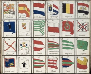 Utvalg av maritime flagg av English School