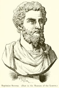 Septimius Severus. (Byste i Louvre-museet)
