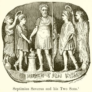 Septimius Severus og hans to sønner av English School